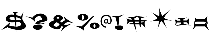 SharpGoth-Regular Font OTHER CHARS