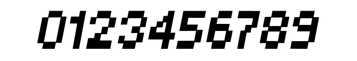 Sharpixel Italic Font OTHER CHARS