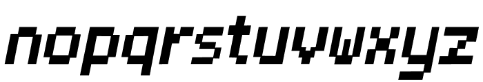 Sharpixel Italic Font LOWERCASE