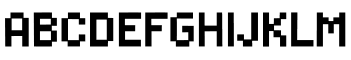 Sharpixel Font UPPERCASE