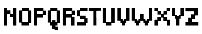 Sharpixel Font UPPERCASE