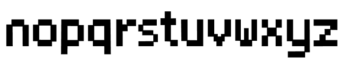 Sharpixel Font LOWERCASE