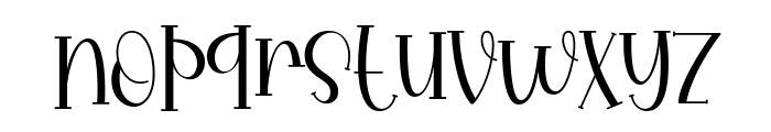 Shasy Font LOWERCASE
