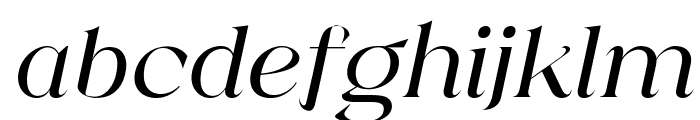 Shavina Medium Italic Font LOWERCASE