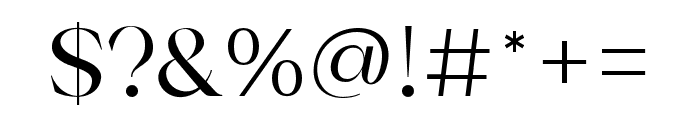 Shavina-Medium Font OTHER CHARS