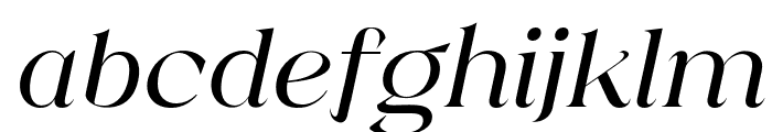 Shavina-MediumItalic Font LOWERCASE