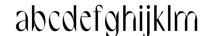Shavonca-Regular Font LOWERCASE