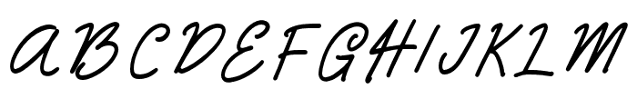 Shearlight-Regular Font UPPERCASE
