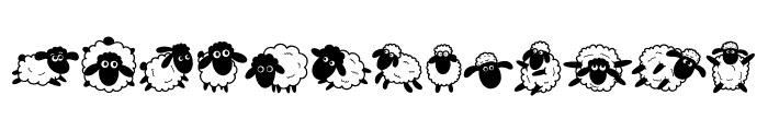 Sheep Doodle Font UPPERCASE