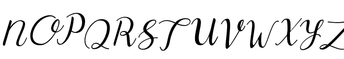 Shefilla-Italic Font UPPERCASE