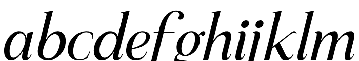 Sheftira Italic Font LOWERCASE