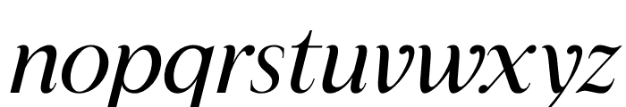 Sheftira Italic Font LOWERCASE