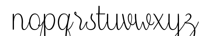 ShegerTwo-ExtraLight Font LOWERCASE