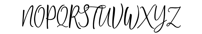 Shelafisa Regular Font UPPERCASE