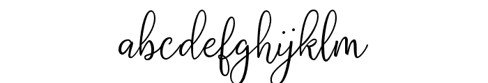 Shelafisa Regular Font LOWERCASE