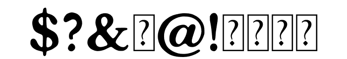Shelana Monogram Regular Font OTHER CHARS