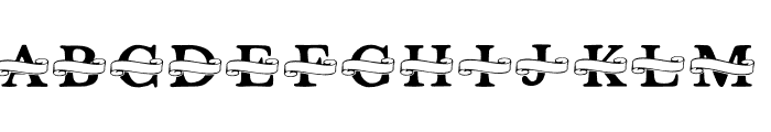 Shelana Monogram Split Font UPPERCASE