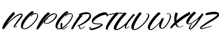 Shelbya Italic Font UPPERCASE