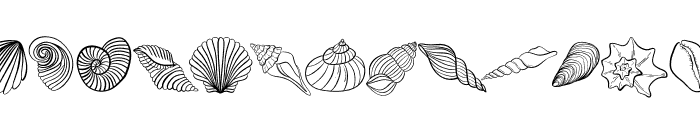 Shellfish Font UPPERCASE