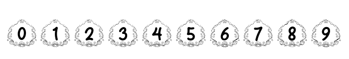 Shellty Monogram Regular Font OTHER CHARS