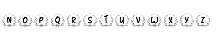 Shellty Monogram Regular Font LOWERCASE