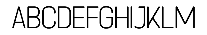 Shelution Rounded Thin Font LOWERCASE