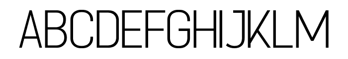 Shelution Thin Font LOWERCASE