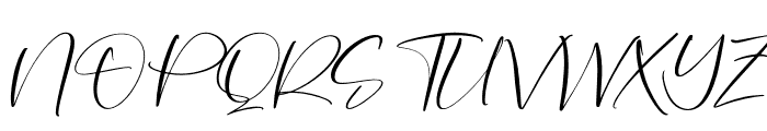 Shenaritta Italic Font UPPERCASE