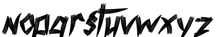 Shenttpuro Italic Font LOWERCASE
