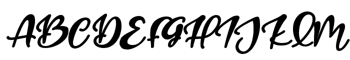 Shepherd-Italic Font UPPERCASE