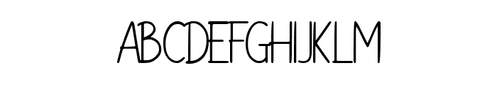 Sherapym Handwriting Font UPPERCASE