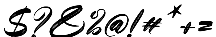 Sherilla Italic Font OTHER CHARS