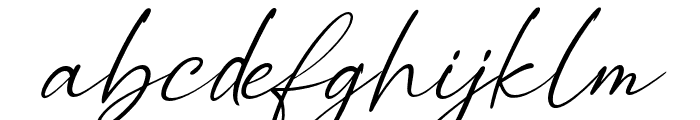 Sherina Light Italic Font LOWERCASE