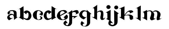 Sheringham Font LOWERCASE