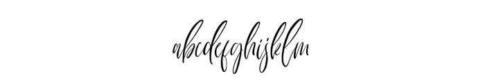 Sherland Modern Font LOWERCASE