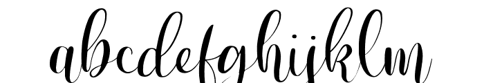 Sherletta Font LOWERCASE