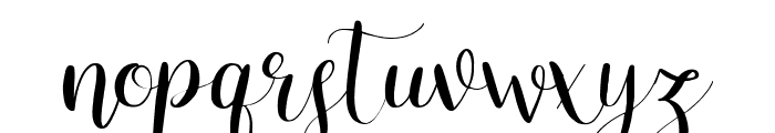 Sherletta Font LOWERCASE