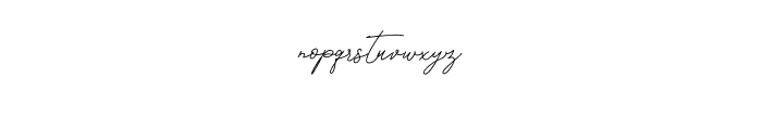 SherlyPung Font LOWERCASE