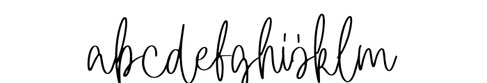 Sherlyn Kaliyah Font LOWERCASE