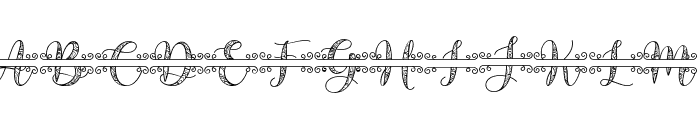 Sheryka Monogram reguler Font UPPERCASE