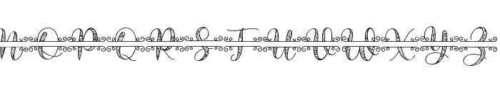 Sheryka Monogram reguler Font UPPERCASE