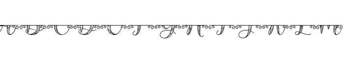 Sheryka Split Monogram reguler Font LOWERCASE