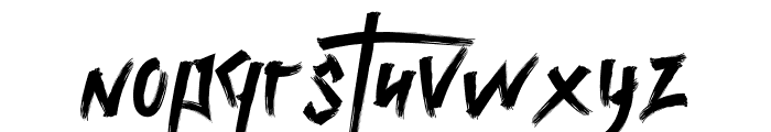 Shetock Font LOWERCASE