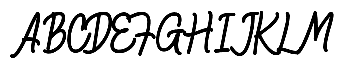 Sheylore-Regular Font UPPERCASE