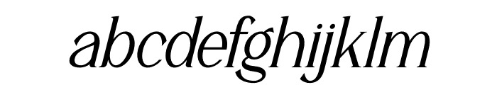 Shialbert Italic Font LOWERCASE