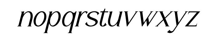 Shialbert Italic Font LOWERCASE