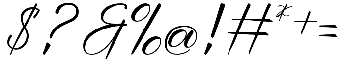 Shicuba-Regular Font OTHER CHARS
