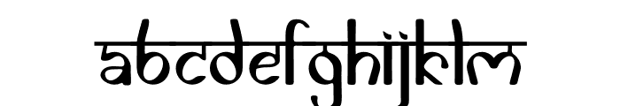 Shighar Font LOWERCASE