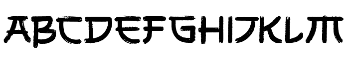 Shikamaru Font UPPERCASE