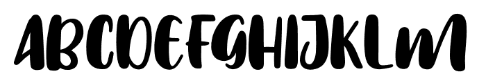 Shilfa Font UPPERCASE